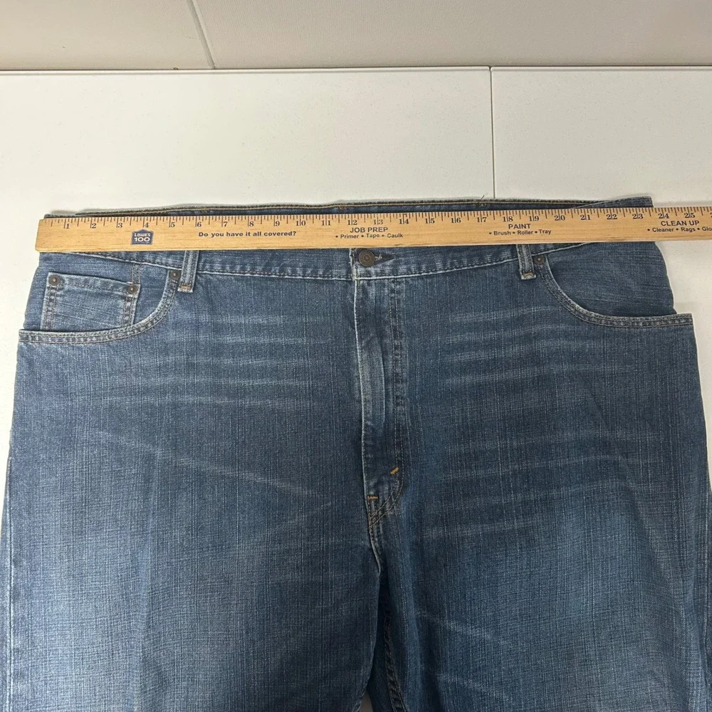 Levi's 559 Relaxed Straight Jeans Mens 48x30 Blue Medium Wash Denim 100% Cotton